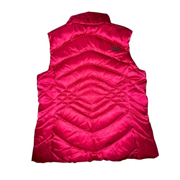 The North Face Aconcagua Vest Womens Lg 550 Goose Down Quilted Puffer Pink NWOT - Picture 2 of 6